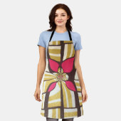 Afrikaanse stijl kente Women Ideeën Schort (Gedragen)