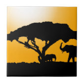 Afrikaanse stijl tegeltje (Voorkant)