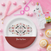 Afrikaanse stijlen papieren bordje (Feest)