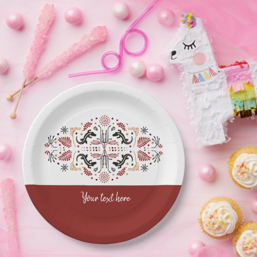 Afrikaanse stijlen papieren bordje (Feest)
