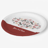 Afrikaanse stijlen papieren bordje (Gekanteld)