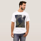 Afrikaanse stof waait over Schotland T-shirt (Voorkant volledig)