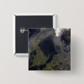 Afrikaanse stof waait over Schotland Vierkante Button 5,1 Cm (Voorkant /achterkant)