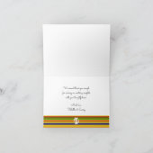 Afrikaanse Stripes uit Kente AK01 met Gye Nyame Bedankkaart (Binnen)