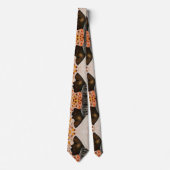 afrikaanse Stropdassen mooie vrouw - schilderen (Voorkant)