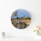 Afrikaanse Struik Elephant (Loxodonta Afriana) Her Grote Klok (Huis)