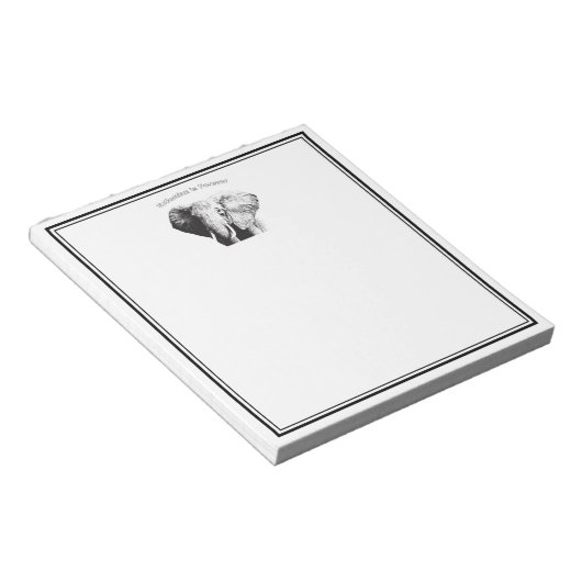 Afrikaanse Struik Elephant Notitieblok (Schuin)