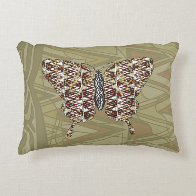 Afrikaanse Swaelstaart Accentkussen Decoratief Kussen (Voorkant)