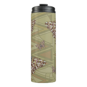 Afrikaanse Swaelstert Thermische Bekerglas Thermosbeker