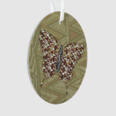 Afrikaanse Swallowtail Acryl Ornament (voorkant)