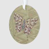Afrikaanse Swallowtail Acryl Ornament (voorkant)