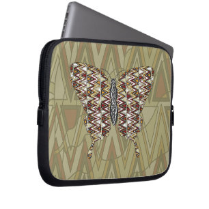 Afrikaanse Swallowtail Laptophoes Laptop Sleeve