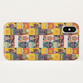 Afrikaanse Symbolische Kunstcollage Case-Mate iPhone Case (Achterkant (horizontaal))