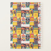 Afrikaanse Symbolische Kunstcollage Planner (Achterkant)