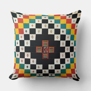 Afrikaanse textielvormgeving kussen