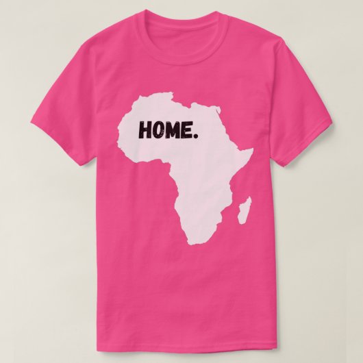 afrikaanse thuis t-shirt (Design voorkant)