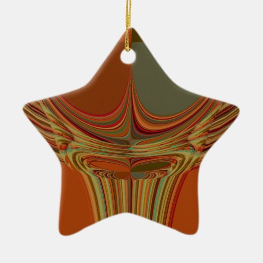 Afrikaanse Traditionele Aarde Hedendaagse Kunst Pr Keramisch Ornament (Voorkant)