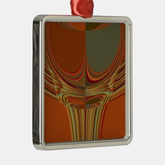 Afrikaanse Traditionele Aarde Hedendaagse Kunst Pr Metalen Ornament (Rechts)