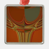 Afrikaanse Traditionele Aarde Hedendaagse Kunst Pr Metalen Ornament (Voorkant)