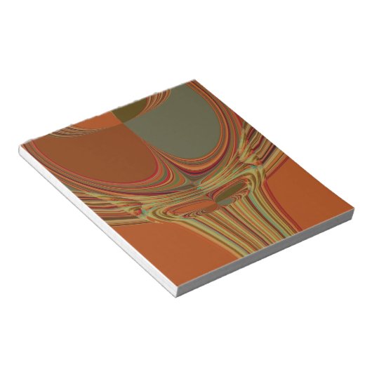 Afrikaanse Traditionele Aarde Hedendaagse Kunst Pr Notitieblok (Schuin)