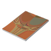 Afrikaanse Traditionele Aarde Hedendaagse Kunst Pr Notitieblok (Linkerzijde)