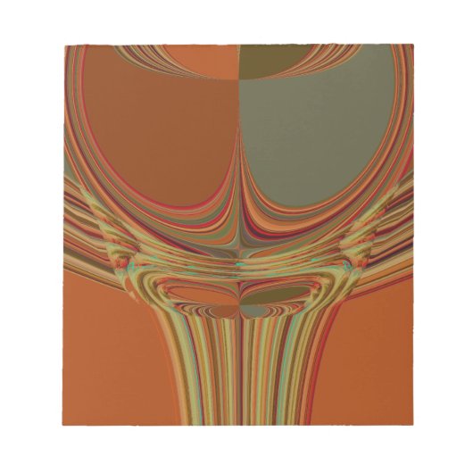 Afrikaanse Traditionele Aarde Hedendaagse Kunst Pr Notitieblok (Voorkant)