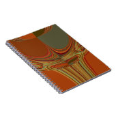 Afrikaanse Traditionele Aarde Hedendaagse Kunst Pr Notitieboek (Rechterzijde)