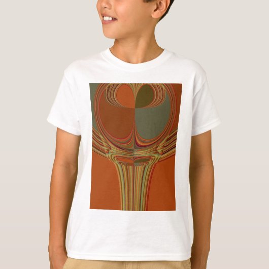 Afrikaanse Traditionele Aarde Hedendaagse Kunst Pr T-shirt (Voorkant)
