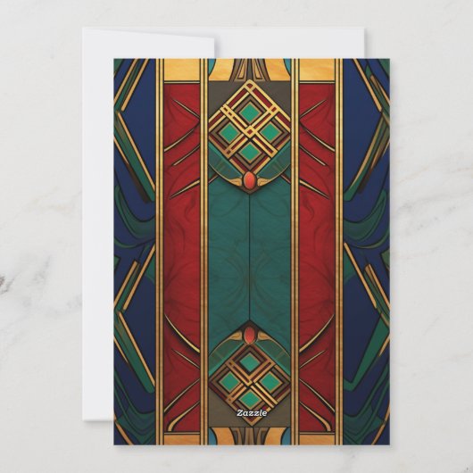 Afrikaanse traditionele bruiloft programma (Achterkant)