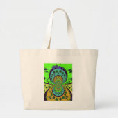 Afrikaanse traditionele Hakuna Matata-kleuren.png Grote Tote Bag (Voorkant)