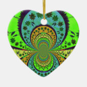 Afrikaanse traditionele Hakuna Matata-kleuren.png Keramisch Ornament (Voorkant)