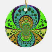 Afrikaanse traditionele Hakuna Matata-kleuren.png Keramisch Ornament (Voorkant)