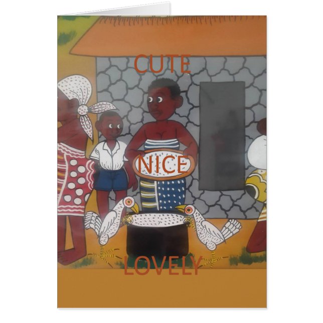 Afrikaanse traditionele Homestead Lifestyle (Voorkant)