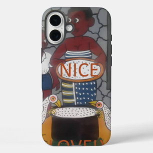 Afrikaanse traditionele Homestead Lifestyle Art Pr iPhone 16 Plus Hoesje