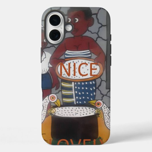 Afrikaanse traditionele Homestead Lifestyle Art Pr Case-Mate iPhone Case (Achterkant)