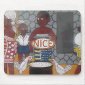 Afrikaanse traditionele Homestead Lifestyle Art Pr Muismat (Voorkant)