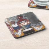 Afrikaanse traditionele Homestead Lifestyle Bier Onderzetter (Linkerzijde)