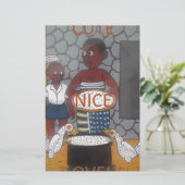 Afrikaanse traditionele Homestead Lifestyle Briefpapier (Staand voorkant)