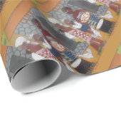 Afrikaanse traditionele Homestead Lifestyle Cadeaupapier (Rol Hoek)