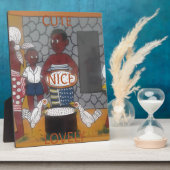 Afrikaanse traditionele Homestead Lifestyle Fotoplaat (Zijkant)