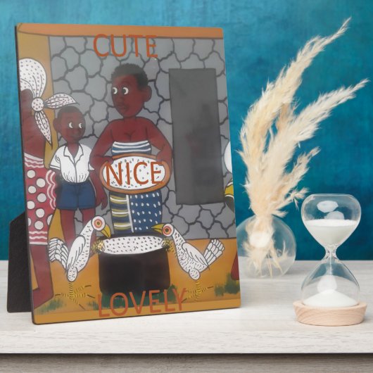 Afrikaanse traditionele Homestead Lifestyle Fotoplaat (Zijkant)