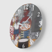 Afrikaanse traditionele Homestead Lifestyle Grote Klok (Hoek)