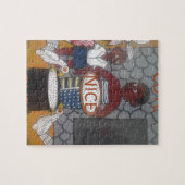 Afrikaanse traditionele Homestead Lifestyle Legpuzzel (Horizontaal)