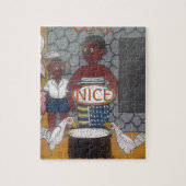 Afrikaanse traditionele Homestead Lifestyle Legpuzzel (Verticaal)