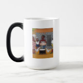 Afrikaanse traditionele Homestead Lifestyle Magische Mok (Links)