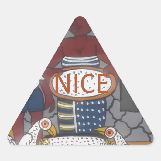 Afrikaanse traditionele Homestead Lifestyle Sticker (Voorkant)