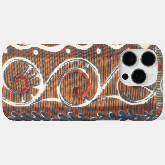 Afrikaanse  traditionele kleuren Case-Mate iPhone case (Achterkant (horizontaal))