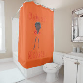 Afrikaanse traditionele kunst grappig motief douch douchegordijn (In situ)