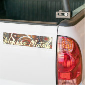 Afrikaanse  traditionele Ornament motief kleuren. Bumpersticker (Op Truck)