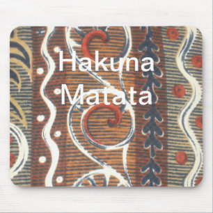 Afrikaanse  traditionele Ornament motief kleuren. Muismat